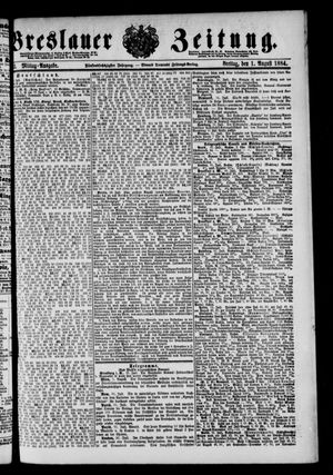 Breslauer Zeitung vom 01.08.1884