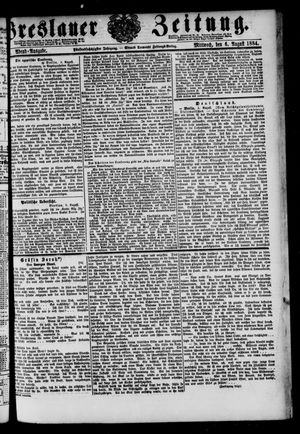 Breslauer Zeitung on Aug 6, 1884