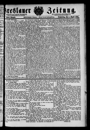 Breslauer Zeitung vom 07.08.1884