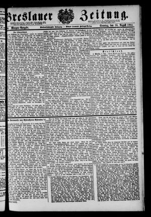 Breslauer Zeitung on Aug 10, 1884