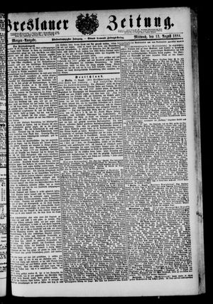 Breslauer Zeitung on Aug 13, 1884