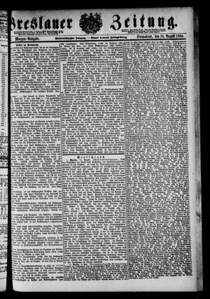 Breslauer Zeitung on Aug 16, 1884