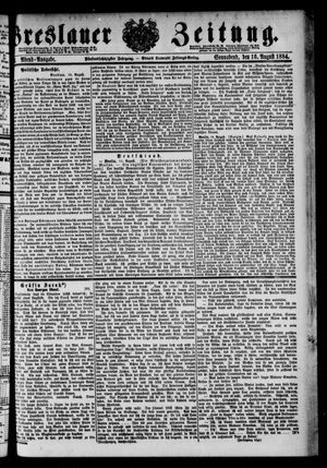 Breslauer Zeitung on Aug 16, 1884