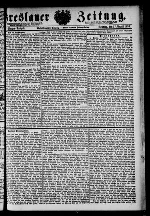 Breslauer Zeitung vom 17.08.1884