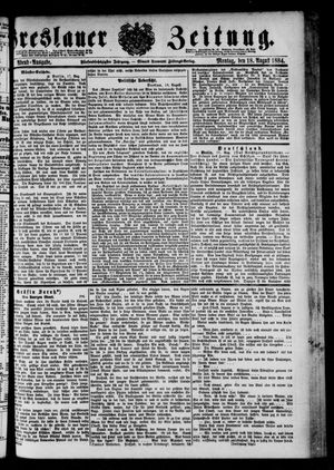 Breslauer Zeitung on Aug 18, 1884