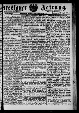 Breslauer Zeitung vom 19.08.1884