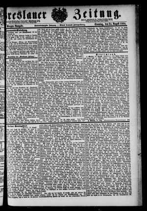 Breslauer Zeitung on Aug 24, 1884