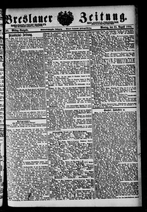 Breslauer Zeitung vom 25.08.1884