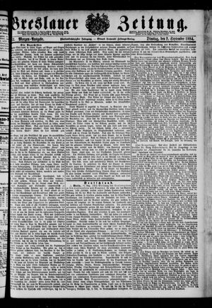 Breslauer Zeitung on Sep 2, 1884
