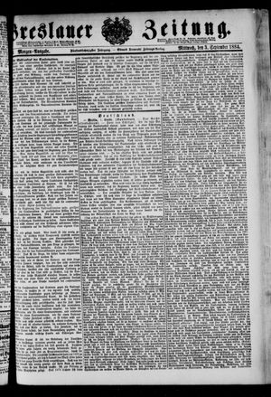 Breslauer Zeitung vom 03.09.1884