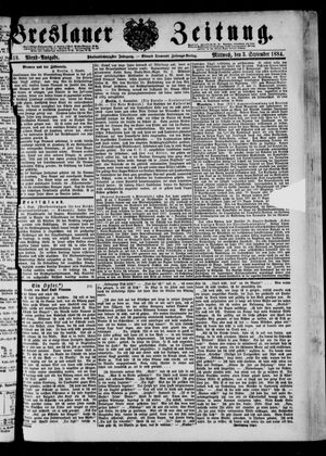 Breslauer Zeitung vom 03.09.1884