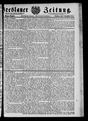 Breslauer Zeitung vom 07.09.1884