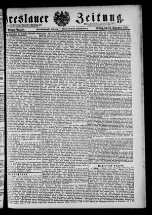 Breslauer Zeitung vom 12.09.1884