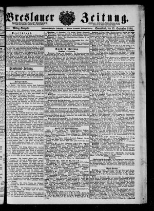 Breslauer Zeitung vom 13.09.1884