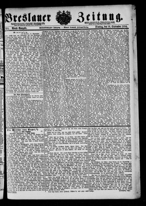 Breslauer Zeitung vom 16.09.1884