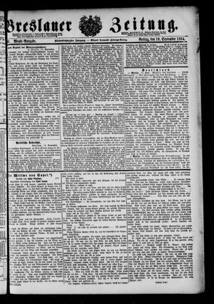 Breslauer Zeitung on Sep 19, 1884