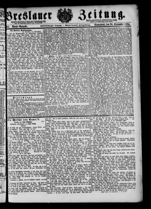 Breslauer Zeitung vom 20.09.1884