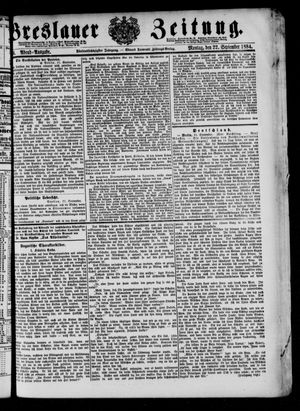 Breslauer Zeitung vom 22.09.1884