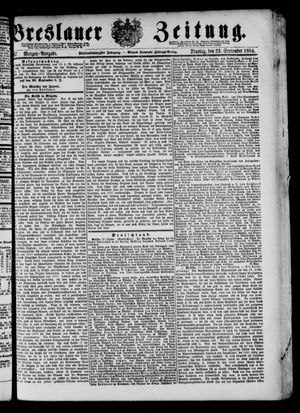 Breslauer Zeitung vom 23.09.1884