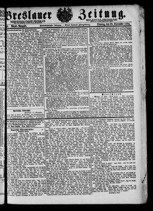 Breslauer Zeitung vom 23.09.1884