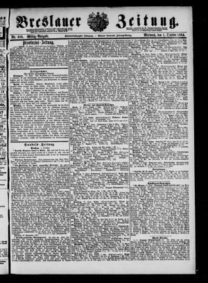 Breslauer Zeitung vom 01.10.1884