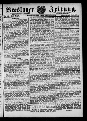 Breslauer Zeitung vom 01.10.1884