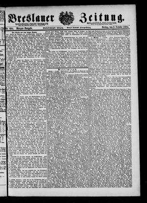 Breslauer Zeitung vom 03.10.1884