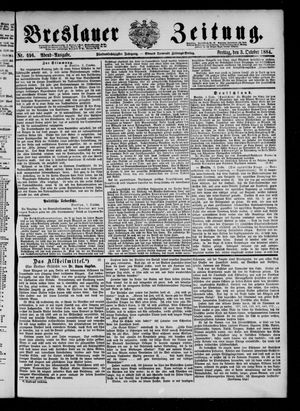 Breslauer Zeitung vom 03.10.1884