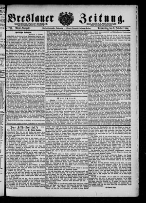 Breslauer Zeitung vom 09.10.1884