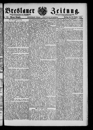 Breslauer Zeitung vom 10.10.1884