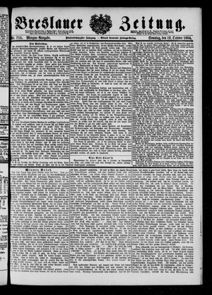 Breslauer Zeitung on Oct 12, 1884