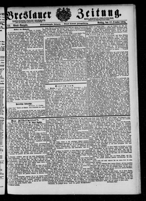Breslauer Zeitung vom 17.10.1884