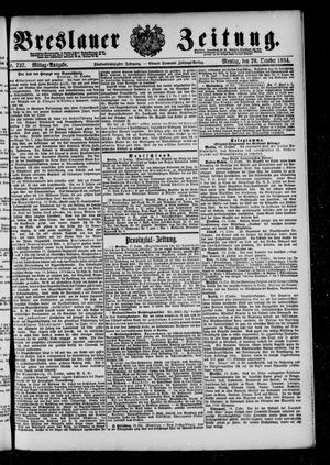 Breslauer Zeitung vom 20.10.1884