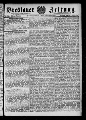Breslauer Zeitung vom 22.10.1884
