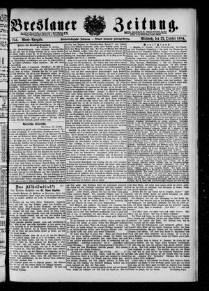 Breslauer Zeitung vom 22.10.1884