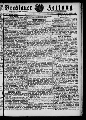 Breslauer Zeitung vom 30.10.1884