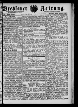 Breslauer Zeitung on Nov 1, 1884