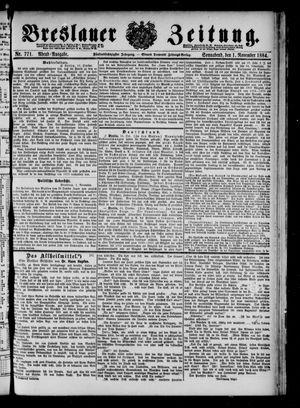 Breslauer Zeitung on Nov 1, 1884