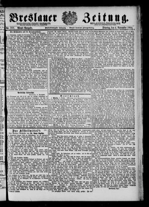 Breslauer Zeitung vom 04.11.1884
