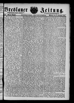 Breslauer Zeitung vom 12.11.1884