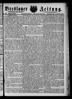 Breslauer Zeitung vom 15.11.1884