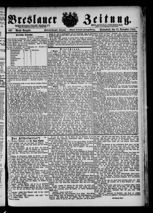 Breslauer Zeitung vom 15.11.1884