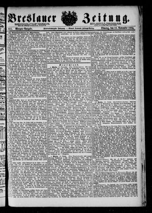 Breslauer Zeitung vom 18.11.1884