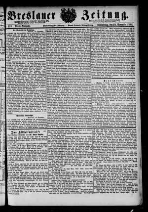 Breslauer Zeitung vom 20.11.1884