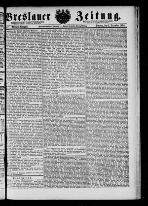 Breslauer Zeitung vom 02.12.1884