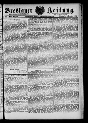 Breslauer Zeitung vom 02.12.1884