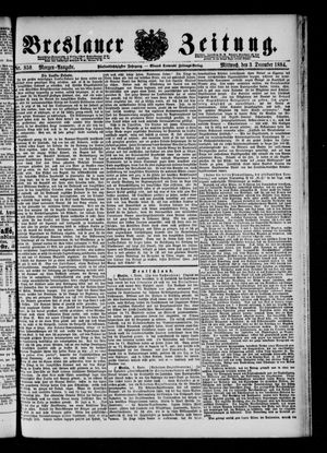 Breslauer Zeitung vom 03.12.1884