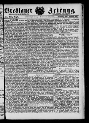Breslauer Zeitung vom 04.12.1884