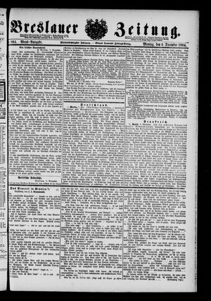 Breslauer Zeitung vom 08.12.1884