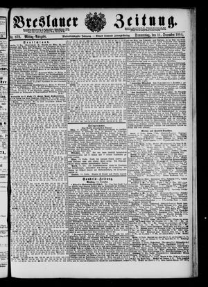 Breslauer Zeitung vom 11.12.1884